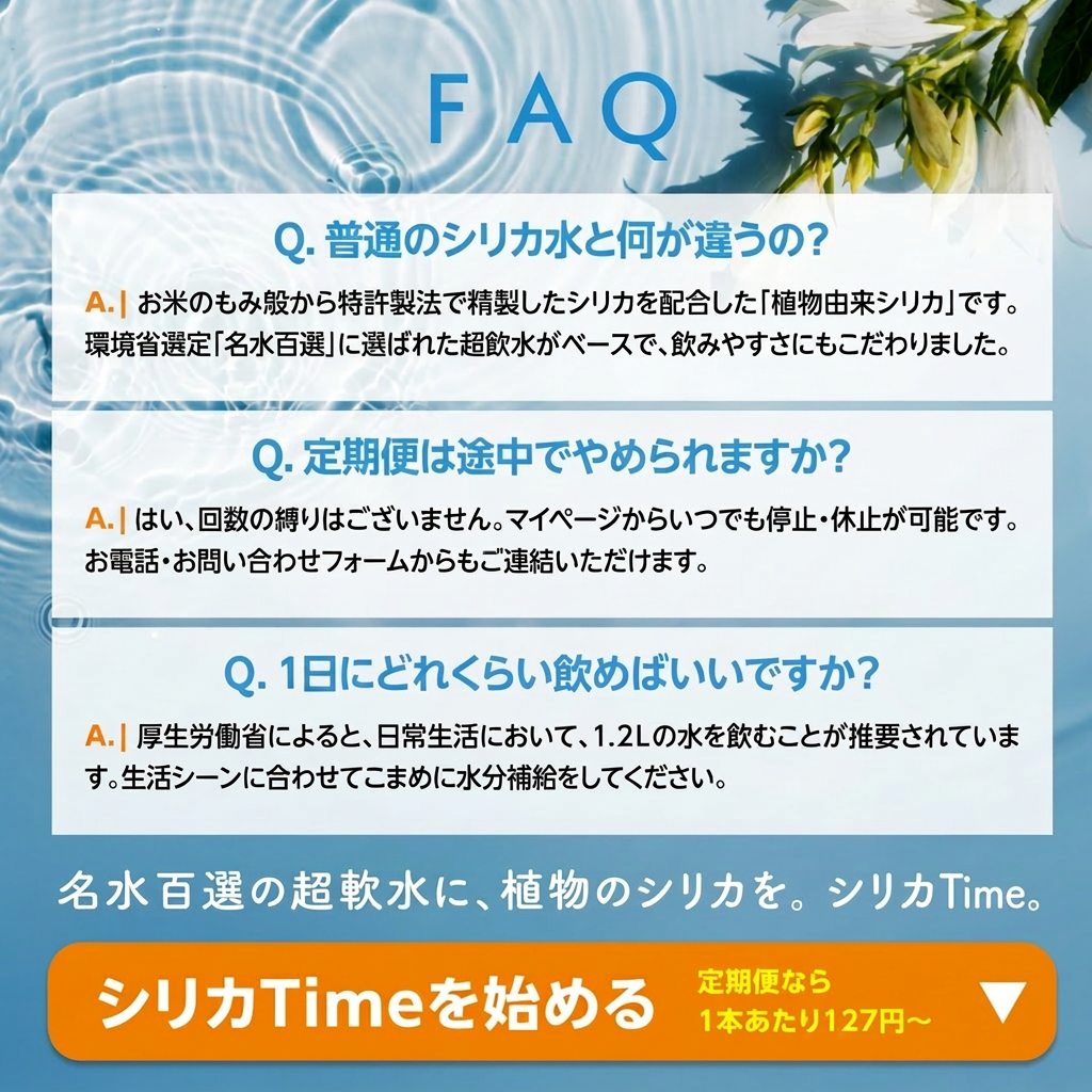シリカTime 500mL 20本入り