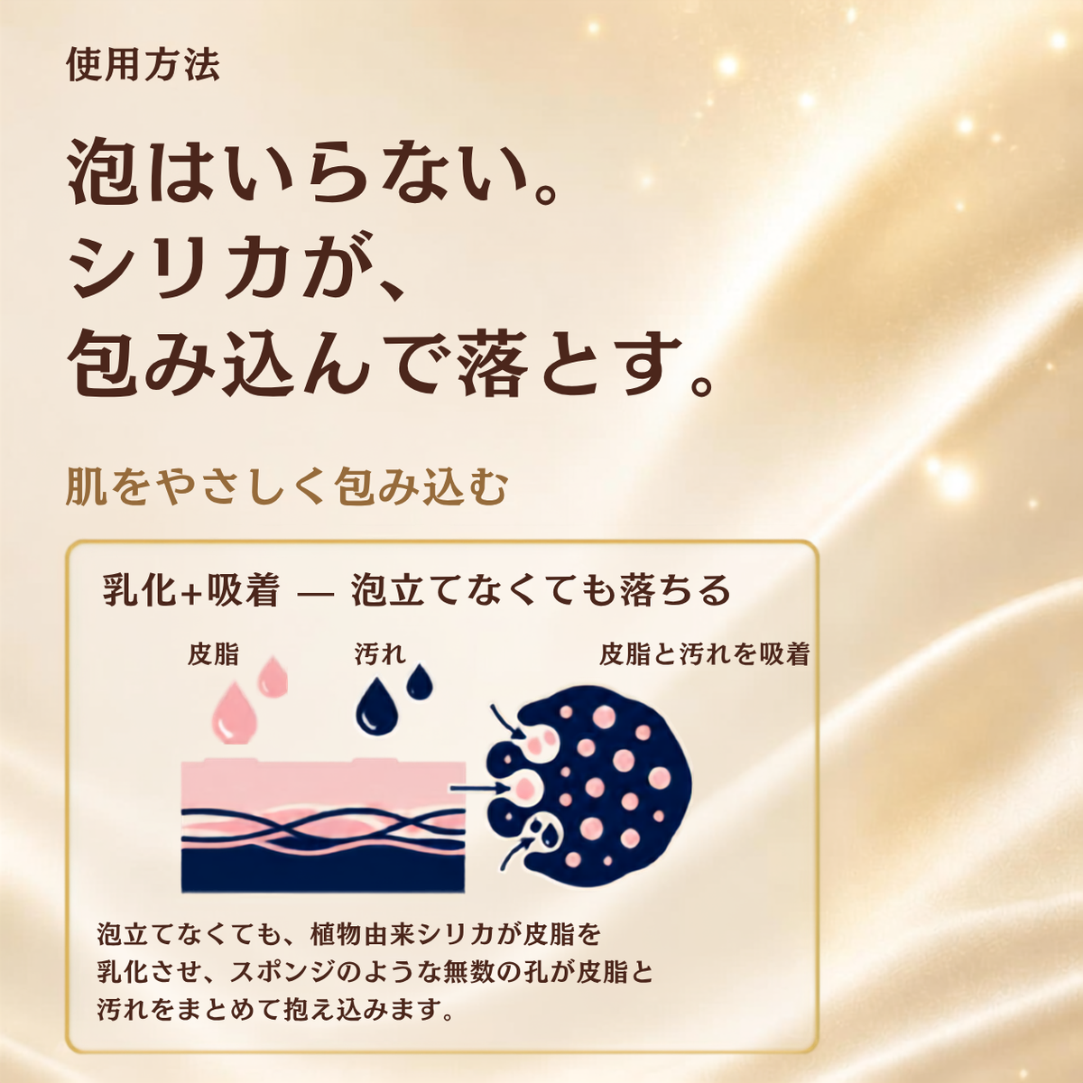 HUG + BEAUTY   nano silica  FACIAL CLEANSER    (フェイシャル　クレンザー）