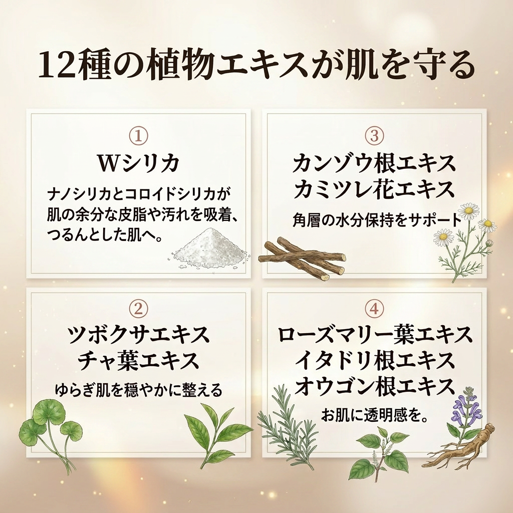 HUG + BEAUTY   nano silica FACIAL　CLEANSER    (フェイシャル　クレンザー）