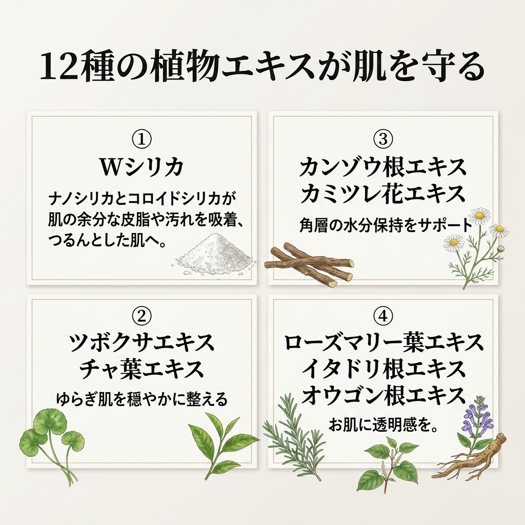 HUG + BEAUTY   nano silica FACIAL　CLEANSER    (フェイシャル　クレンザー）